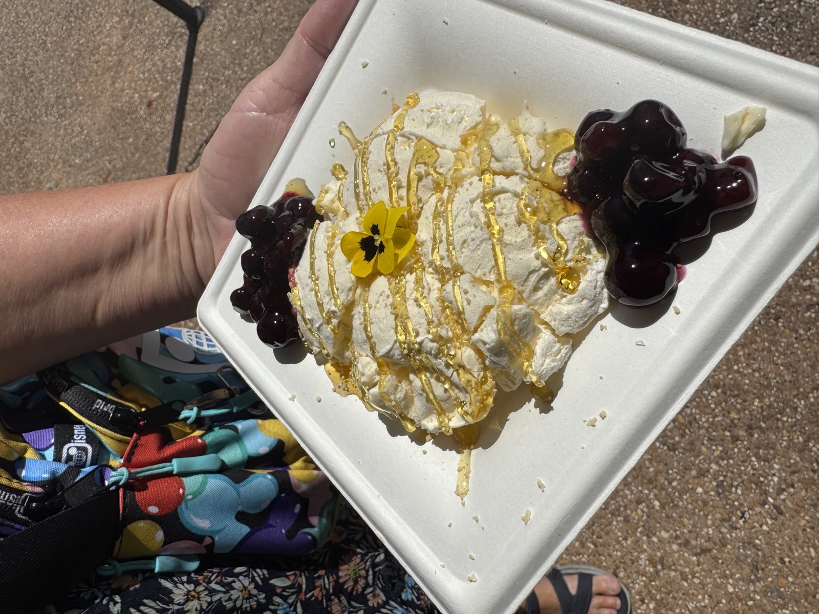 A festival dessert at EPCOT