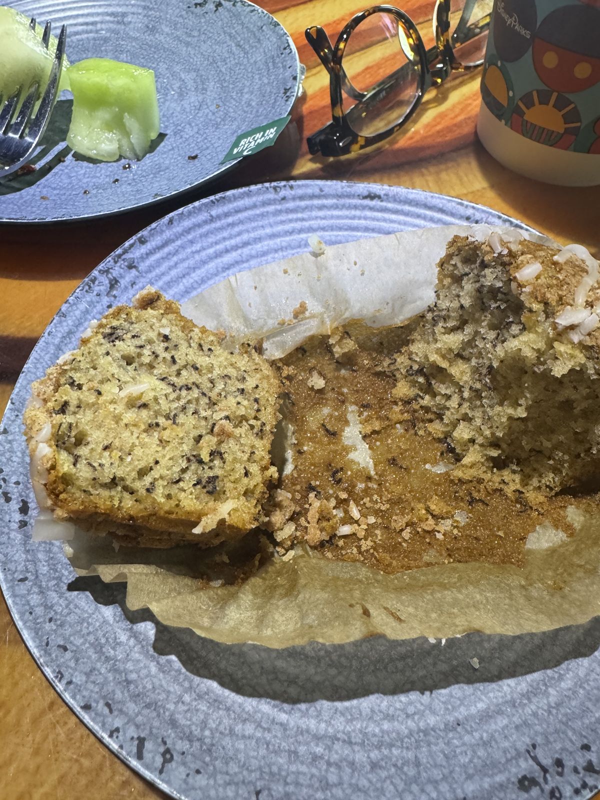 The dry banana bread Vanessa ordered at Sanaa
