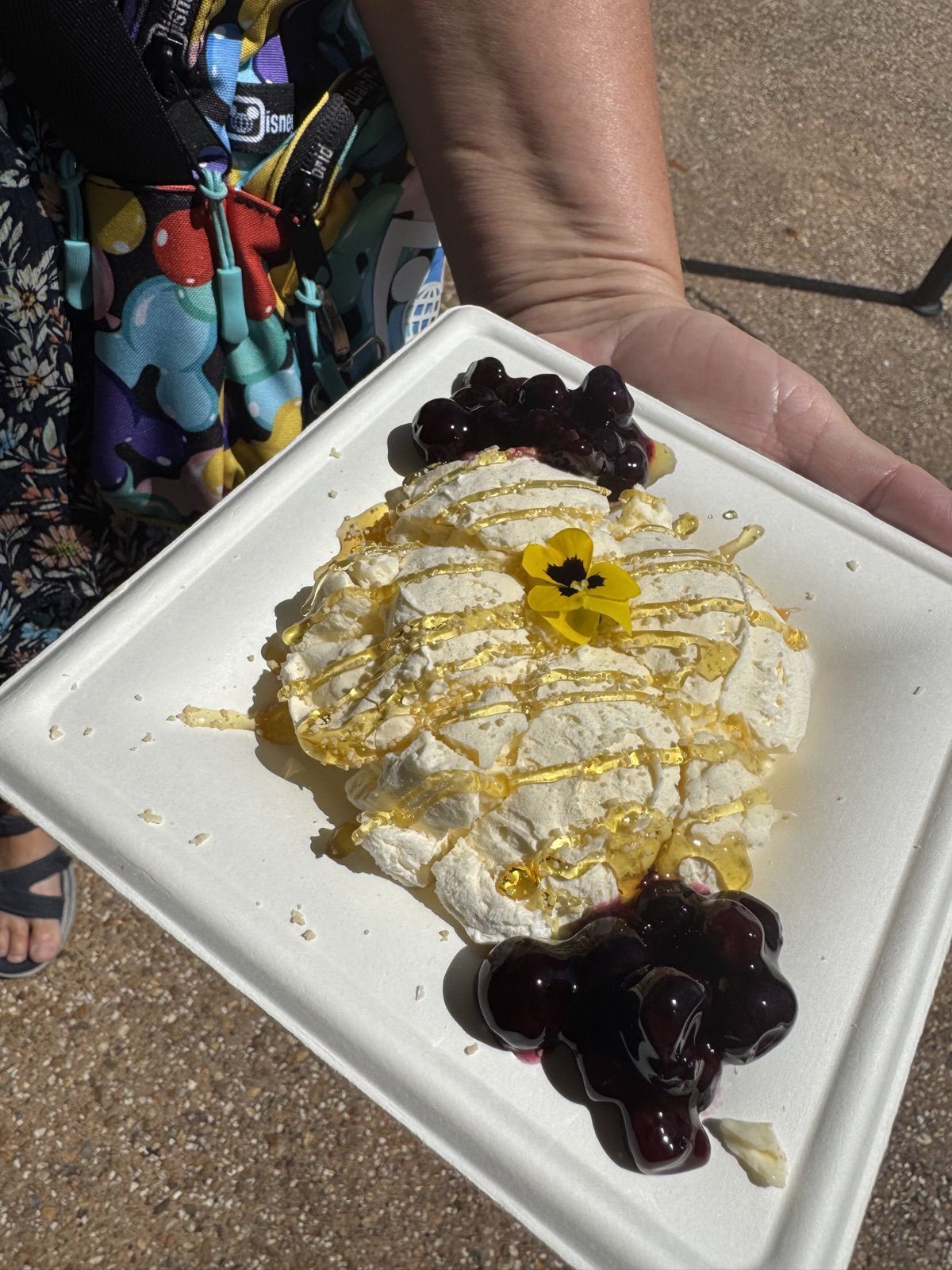 A festival dessert at EPCOT